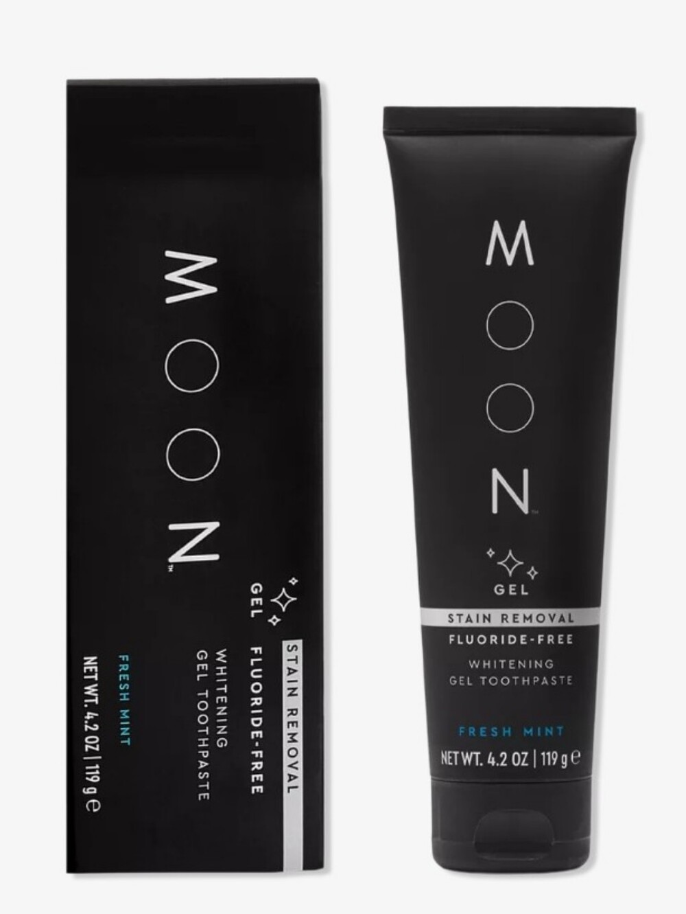 MOON Stain Removal Fluoride-Free Whitening Toothpaste- Lunar Peppermint
